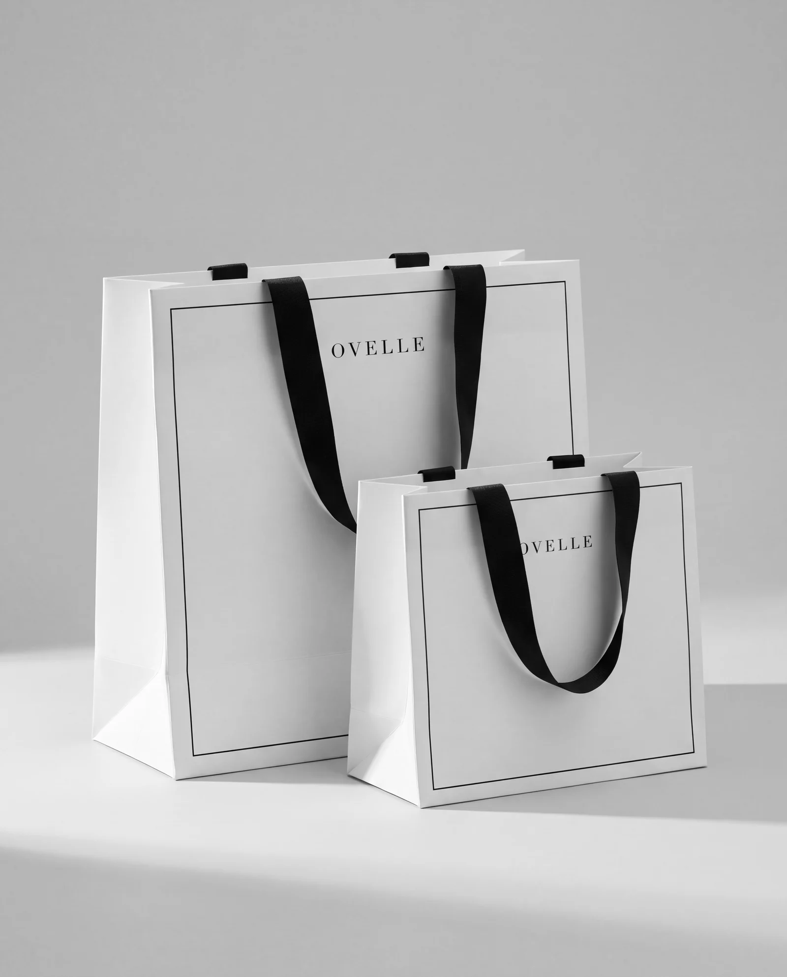 The shopping bags