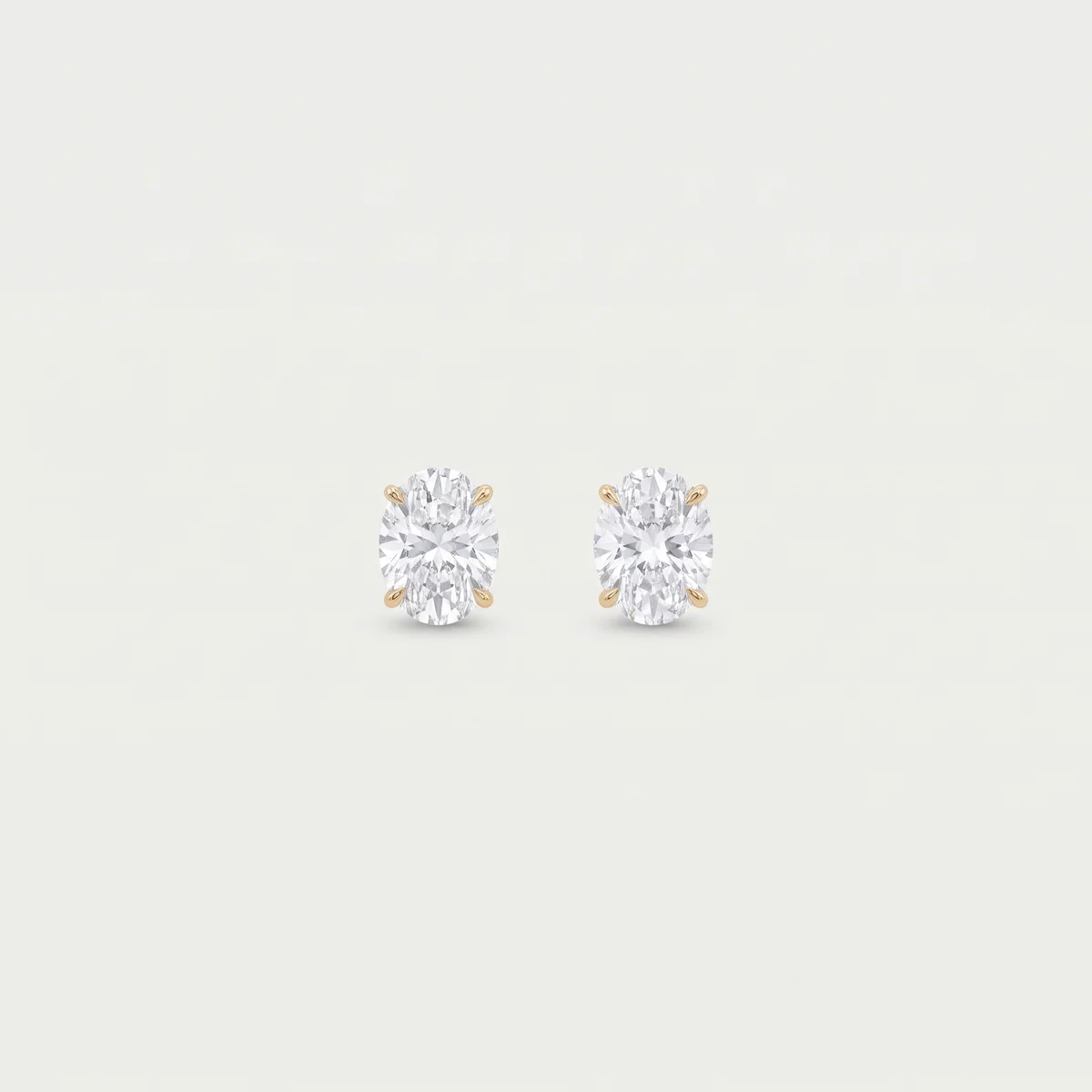 Soleil earrings in yellow gold