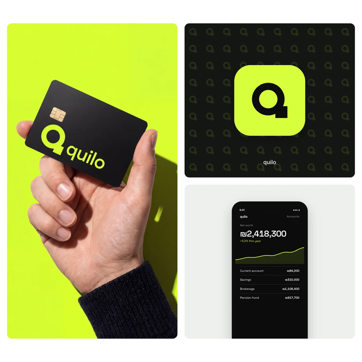 ARVEL · Quilo · Orea +5 · Identity portfolio · Brands across sectors