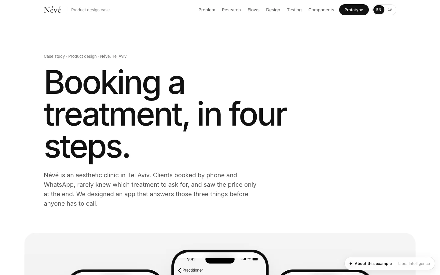 Névé · עיצוב מוצר UX/UI