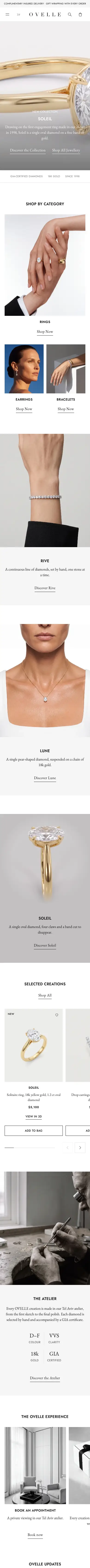 OVELLE · Online store